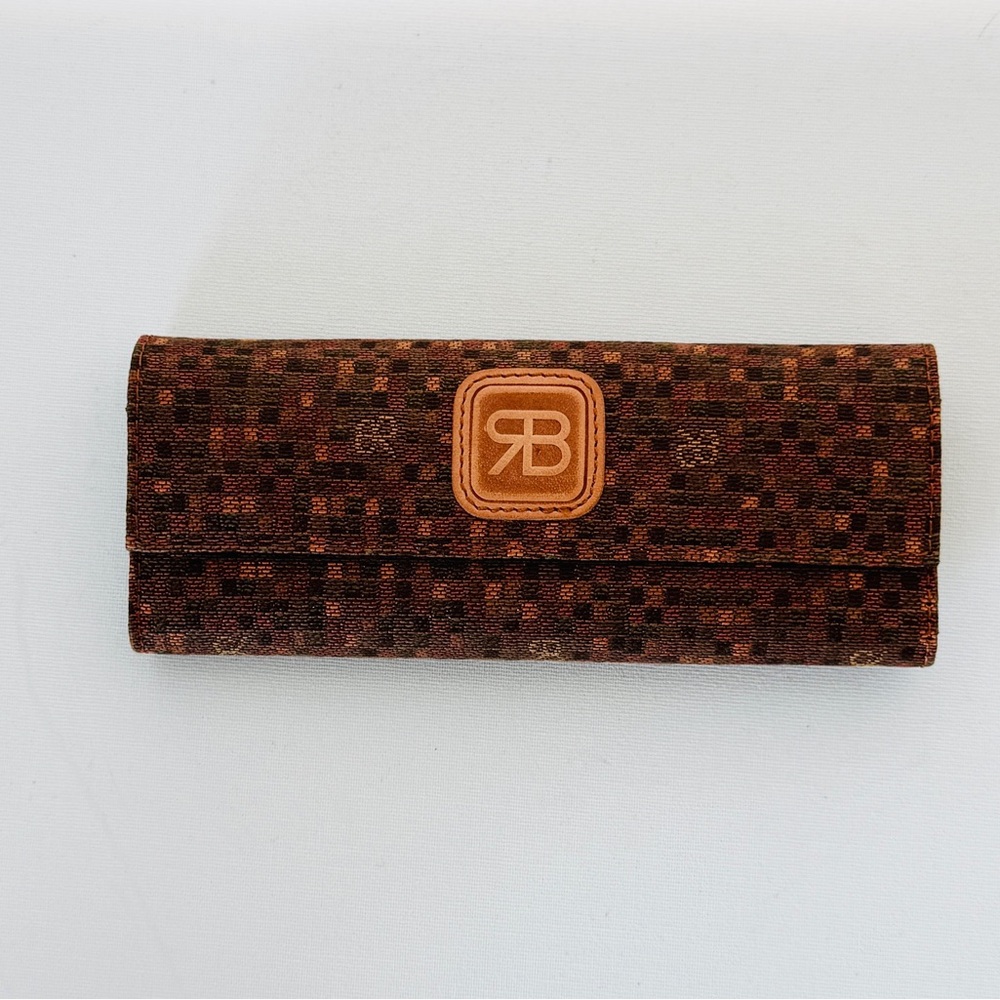 Vintage Renato Balestra Italy Key Wallet – Tapestry Logo Canvas – 6 Hook Holder